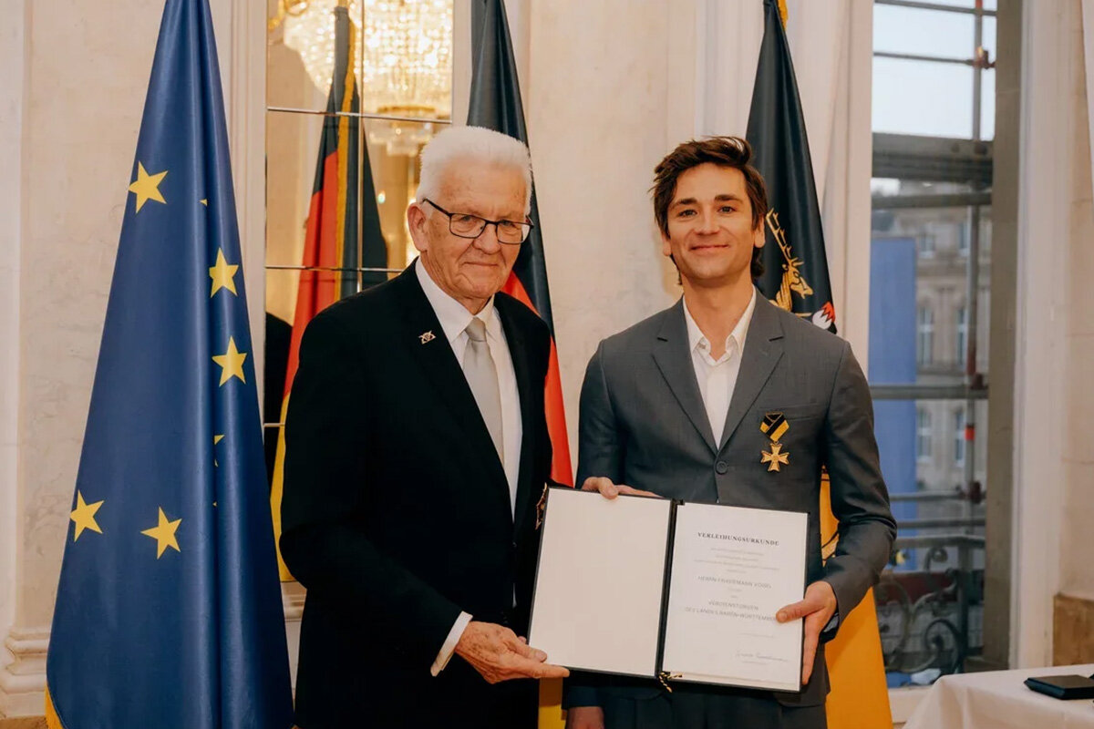 フリーデマン・フォーゲル、バーデン＝ヴュルテンベルク州功労勲章受賞